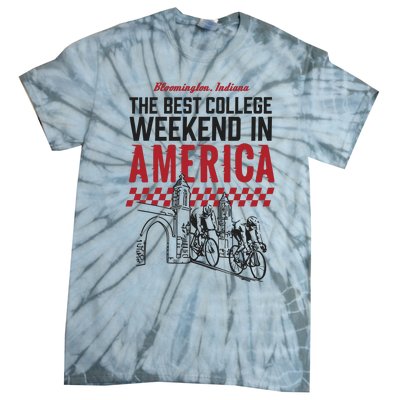 The Best College Weekend In America Bloomington Racing Club Tie-Dye T-Shirt