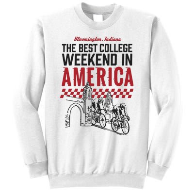 The Best College Weekend In America Bloomington Racing Club Sweatshirt