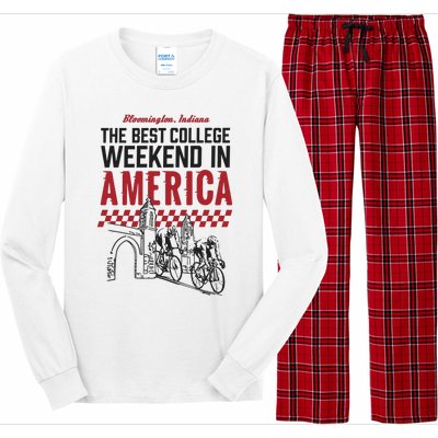 The Best College Weekend In America Bloomington Racing Club Long Sleeve Pajama Set