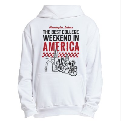 The Best College Weekend In America Bloomington Racing Club Urban Pullover Hoodie