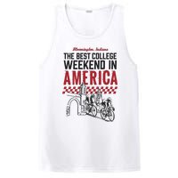 The Best College Weekend In America Bloomington Racing Club PosiCharge Competitor Tank