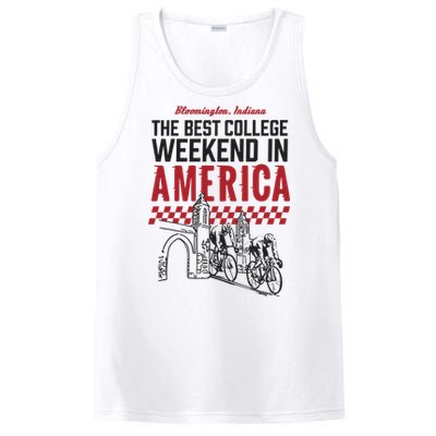 The Best College Weekend In America Bloomington Racing Club PosiCharge Competitor Tank