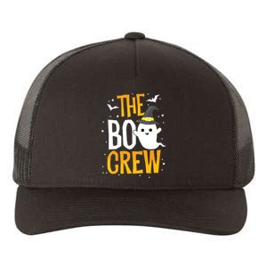 The Boo Crew Halloween Ghost Trick Treat Outfit Squad Team Yupoong Adult 5-Panel Trucker Hat