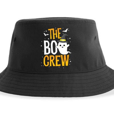 The Boo Crew Halloween Ghost Trick Treat Outfit Squad Team Sustainable Bucket Hat