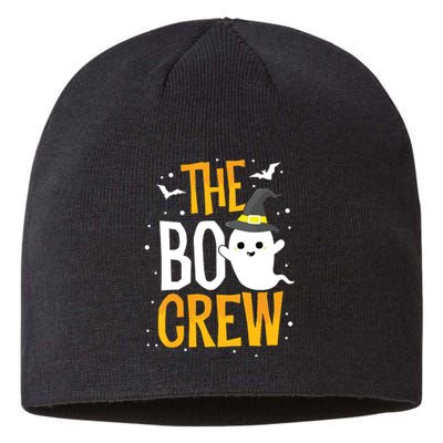 The Boo Crew Halloween Ghost Trick Treat Outfit Squad Team Sustainable Beanie