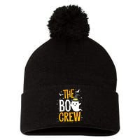 The Boo Crew Halloween Ghost Trick Treat Outfit Squad Team Pom Pom 12in Knit Beanie