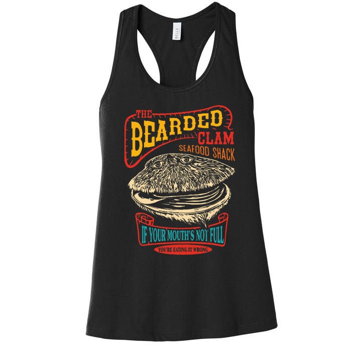 The Bearded Clam Seafood Shack Women's Racerback Tank