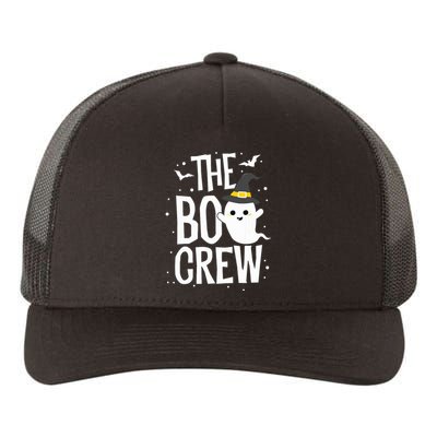 The Boo Crew Halloween Ghost Trick Treat Outfit Squad Team Yupoong Adult 5-Panel Trucker Hat