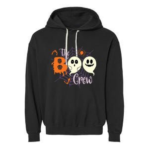 The Boo Crew Team Squad Halloween Family Matching Garment-Dyed Fleece Hoodie