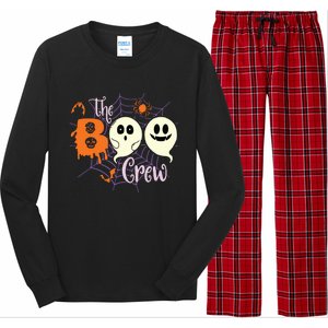 The Boo Crew Team Squad Halloween Family Matching Long Sleeve Pajama Set