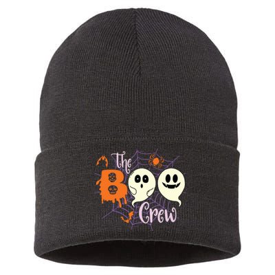 The Boo Crew Team Squad Halloween Family Matching Sustainable Knit Beanie