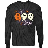 The Boo Crew Team Squad Halloween Family Matching Tie-Dye Long Sleeve Shirt