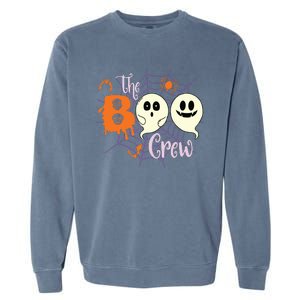 The Boo Crew Team Squad Halloween Family Matching Garment-Dyed Sweatshirt