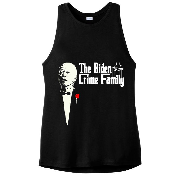 The Biden Chinese Crime Family Puppet Humor Anti Against Ladies PosiCharge Tri-Blend Wicking Tank