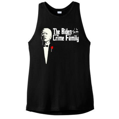 The Biden Chinese Crime Family Puppet Humor Anti Against Ladies PosiCharge Tri-Blend Wicking Tank