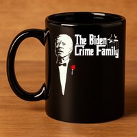 The Biden Chinese Crime Family Puppet Humor Anti Against 11oz C Handle Ceramic Mug