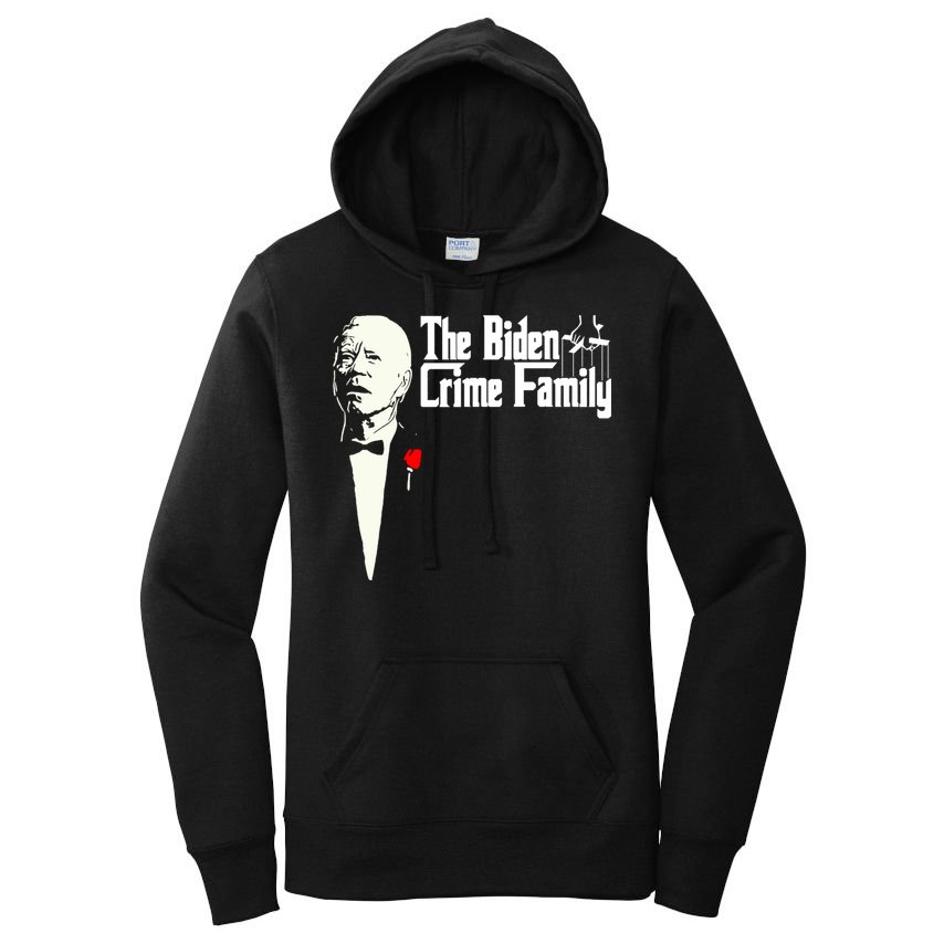 The Biden Chinese Crime Family Puppet Humor Anti Against Women's Pullover Hoodie
