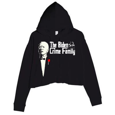 The Biden Chinese Crime Family Puppet Humor Anti Against Crop Fleece Hoodie