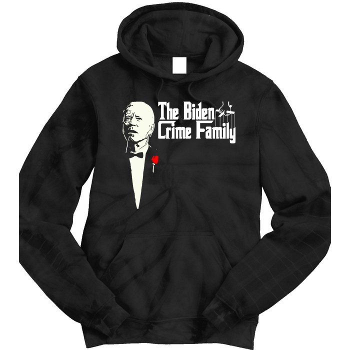 The Biden Chinese Crime Family Puppet Humor Anti Against Tie Dye Hoodie