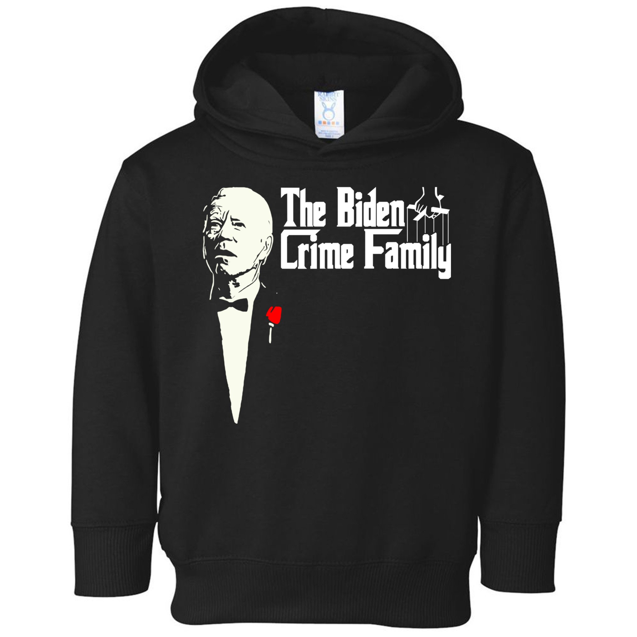 The Biden Chinese Crime Family Puppet Humor Anti Against Toddler Hoodie