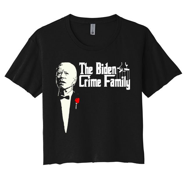 The Biden Chinese Crime Family Puppet Humor Anti Against Crop Top