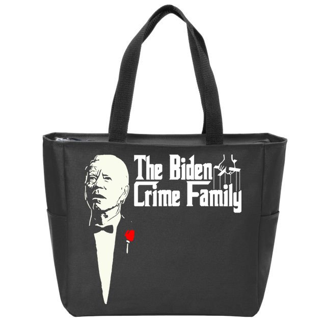 The Biden Chinese Crime Family Puppet Humor Anti Against Zip Tote Bag