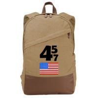 Trump Better Coverage Than 5g Can You Hear Us Now Usa Map Cotton Canvas Backpack