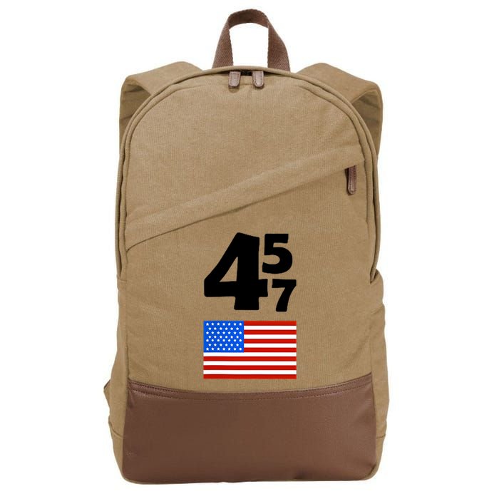 Trump Better Coverage Than 5g Can You Hear Us Now Usa Map Cotton Canvas Backpack