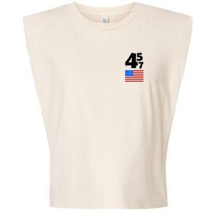 Trump Better Coverage Than 5g Can You Hear Us Now Usa Map Garment-Dyed Women's Muscle Tee