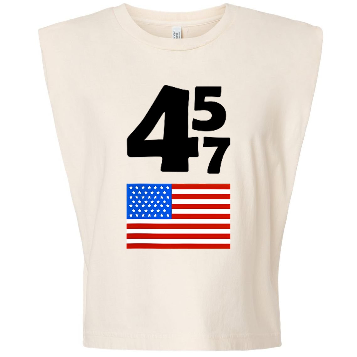 Trump Better Coverage Than 5g Can You Hear Us Now Usa Map Garment-Dyed Women's Muscle Tee