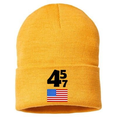 Trump Better Coverage Than 5g Can You Hear Us Now Usa Map Sustainable Knit Beanie
