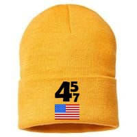 Trump Better Coverage Than 5g Can You Hear Us Now Usa Map Sustainable Knit Beanie