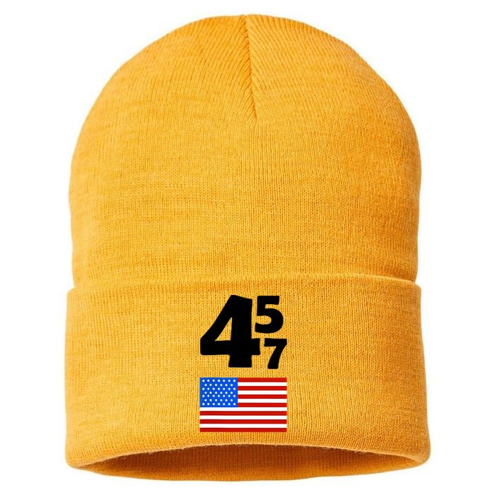 Trump Better Coverage Than 5g Can You Hear Us Now Usa Map Sustainable Knit Beanie