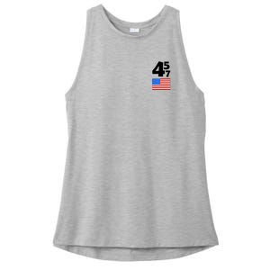 Trump Better Coverage Than 5g Can You Hear Us Now Usa Map Ladies PosiCharge Tri-Blend Wicking Tank