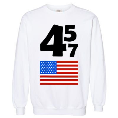 Trump Better Coverage Than 5g Can You Hear Us Now Usa Map Garment-Dyed Sweatshirt