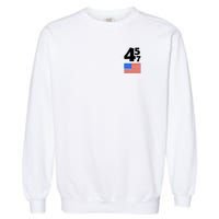 Trump Better Coverage Than 5g Can You Hear Us Now Usa Map Garment-Dyed Sweatshirt