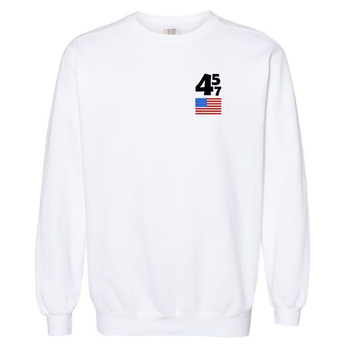 Trump Better Coverage Than 5g Can You Hear Us Now Usa Map Garment-Dyed Sweatshirt