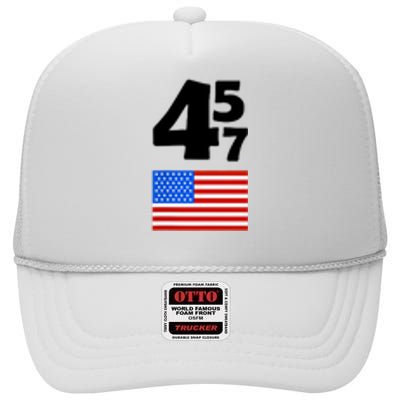 Trump Better Coverage Than 5g Can You Hear Us Now Usa Map High Crown Mesh Back Trucker Hat