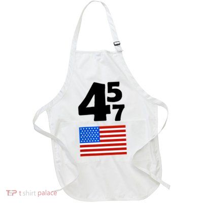 Trump Better Coverage Than 5g Can You Hear Us Now Usa Map Full-Length Apron With Pockets