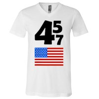 Trump Better Coverage Than 5g Can You Hear Us Now Usa Map V-Neck T-Shirt
