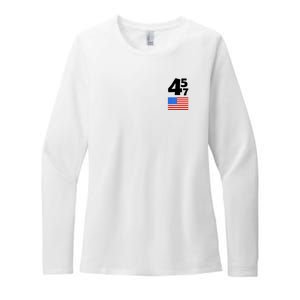 Trump Better Coverage Than 5g Can You Hear Us Now Usa Map Womens CVC Long Sleeve Shirt