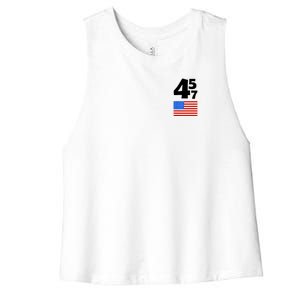 Trump Better Coverage Than 5g Can You Hear Us Now Usa Map Women's Racerback Cropped Tank