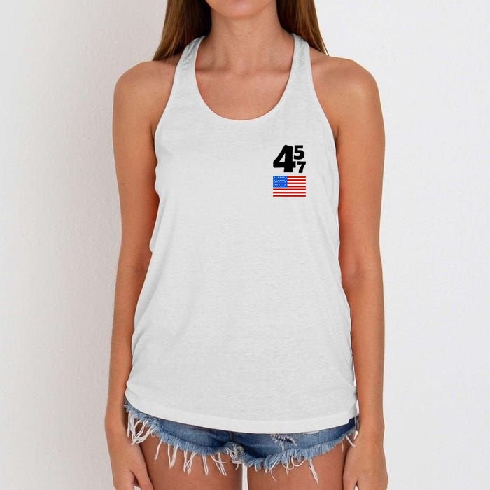 Trump Better Coverage Than 5g Can You Hear Us Now Usa Map Women's Knotted Racerback Tank