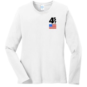 Trump Better Coverage Than 5g Can You Hear Us Now Usa Map Ladies Long Sleeve Shirt