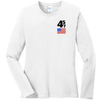 Trump Better Coverage Than 5g Can You Hear Us Now Usa Map Ladies Long Sleeve Shirt