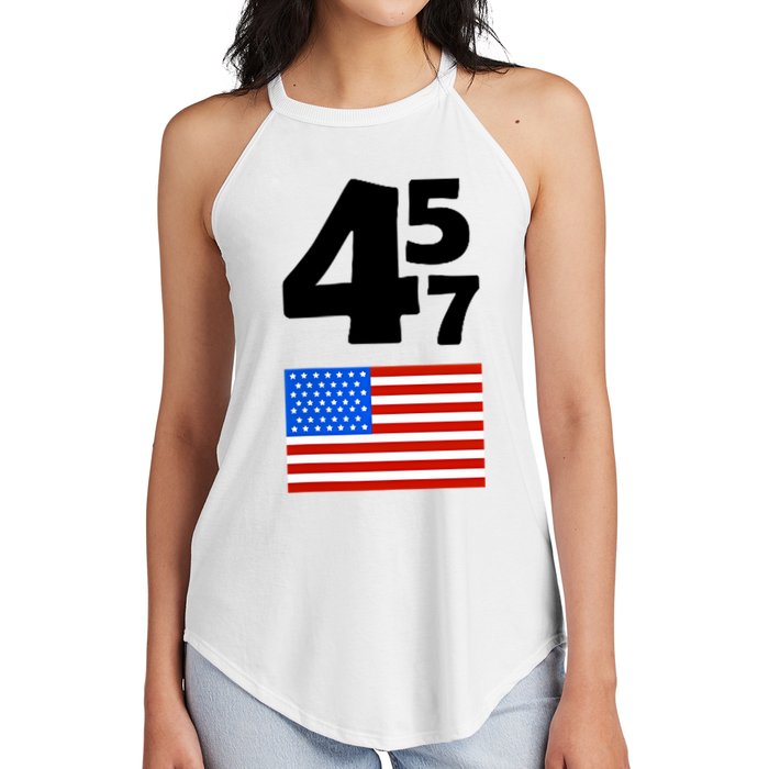 Trump Better Coverage Than 5g Can You Hear Us Now Usa Map Women's Perfect Tri Rocker Tank