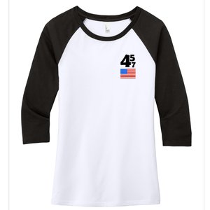 Trump Better Coverage Than 5g Can You Hear Us Now Usa Map Women's Tri-Blend 3/4-Sleeve Raglan Shirt