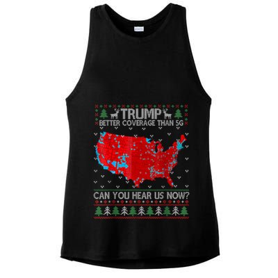 Trump Better Coverage Than 5g Can You Hear Us Now Sweater Ladies PosiCharge Tri-Blend Wicking Tank