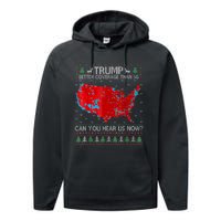 Trump Better Coverage Than 5g Can You Hear Us Now Sweater Performance Fleece Hoodie