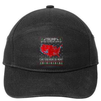 Trump Better Coverage Than 5g Can You Hear Us Now Sweater 7-Panel Snapback Hat